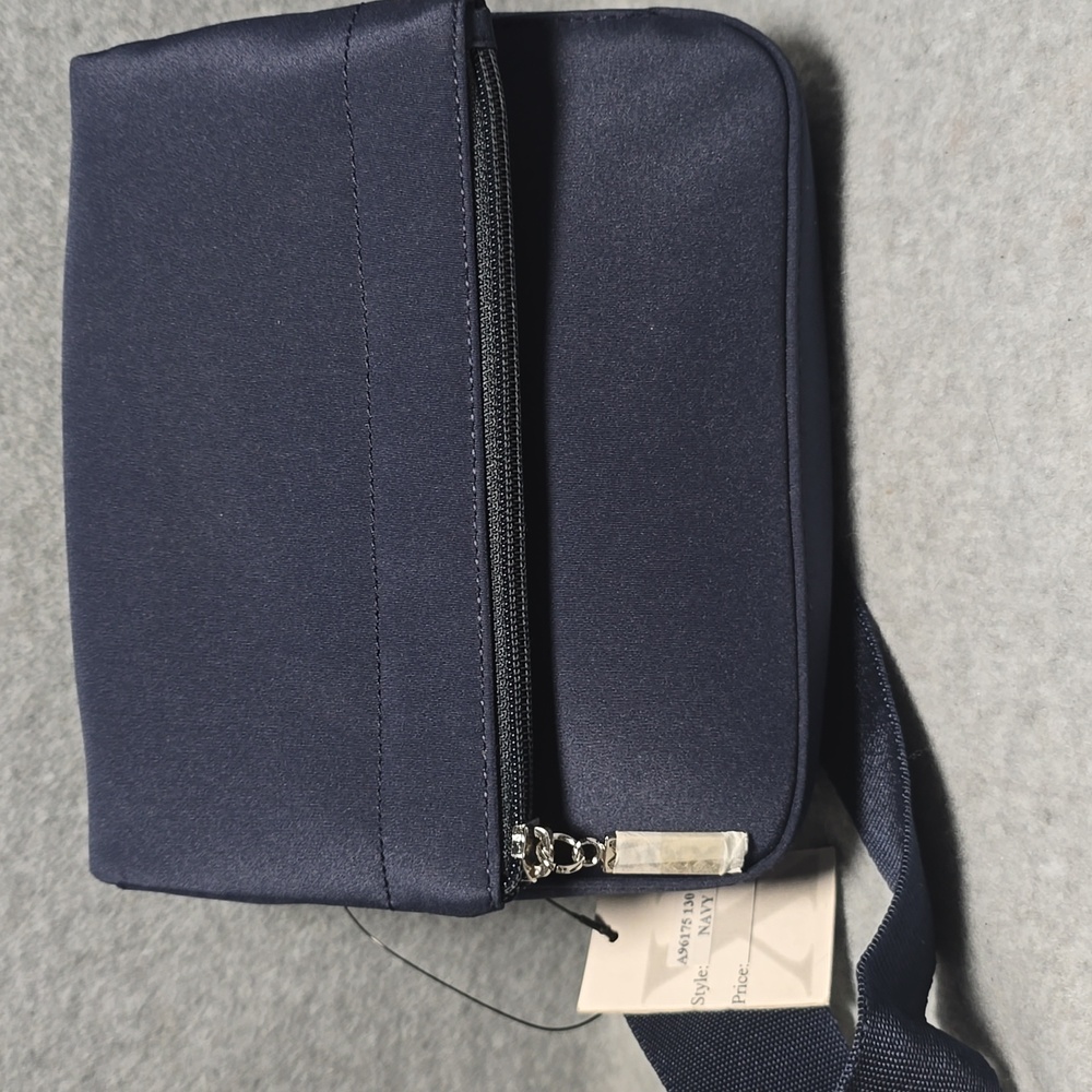 MAXX New York Navy Messenger Bag/Fanny Pack NWT